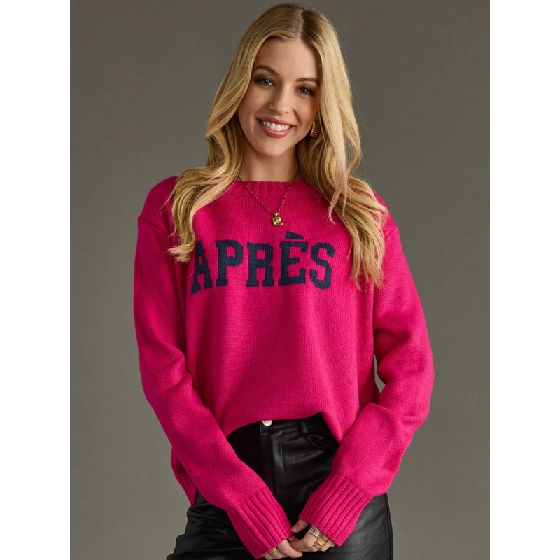 Bright Pink Apres Sweater SM