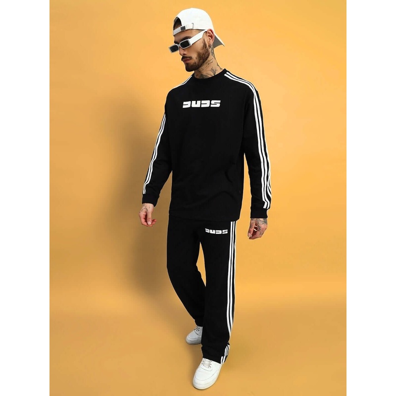 PARKA OVERSIZED CO-ORD SET BLACK XS