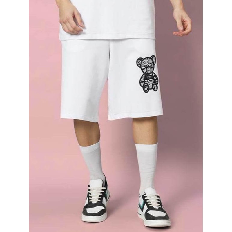 SHIMMY REGULAR FIT SHORTS WHITE XS