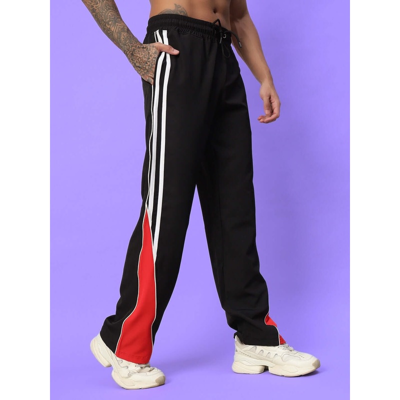 STRING PARACHUTE CARGO PANTS BLACK XS