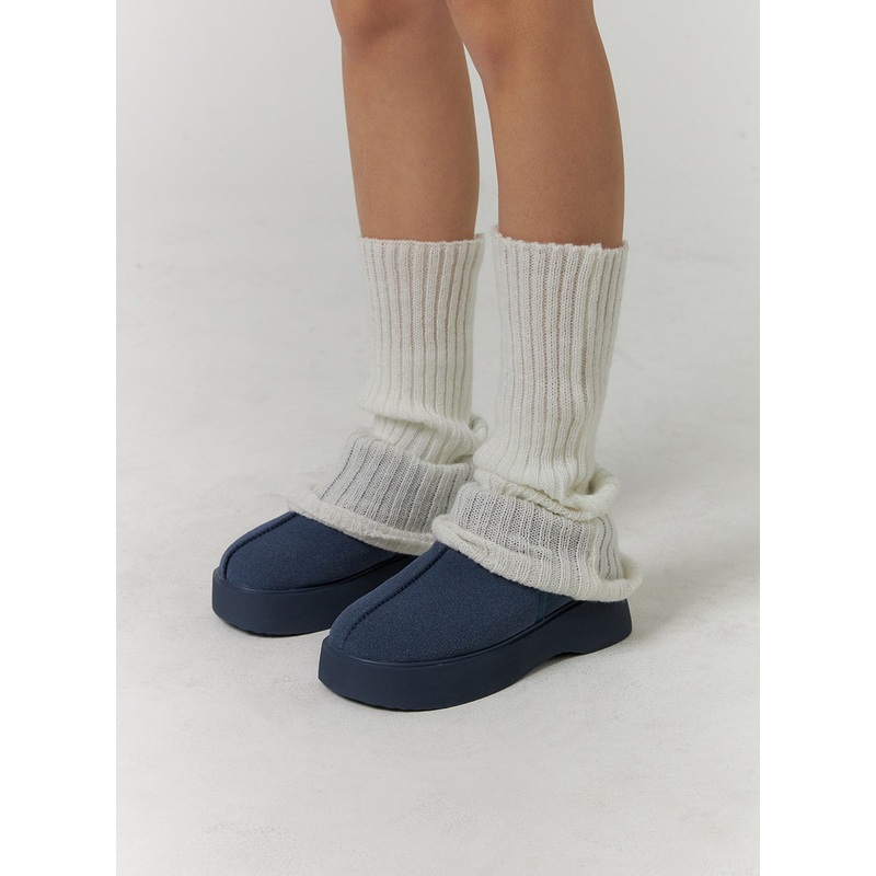 Suede Platform Loafers CD318 Blue 230 / US6