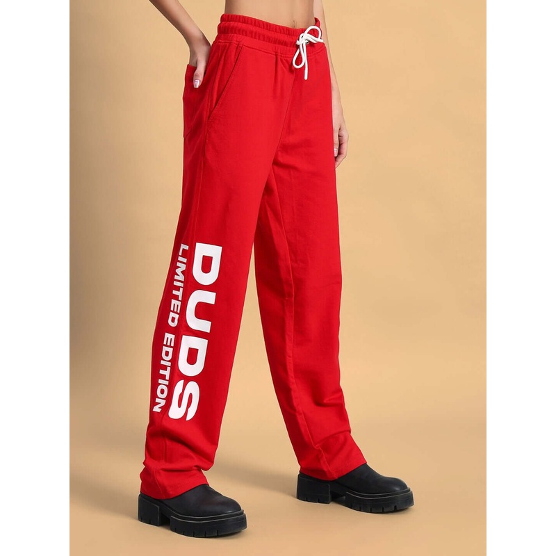 WOMEN DUDS LIMITED EDITION JOGGER RED XS
