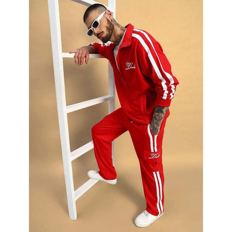 WEARDUDS SCOTIA CO-ORD SET RED XS