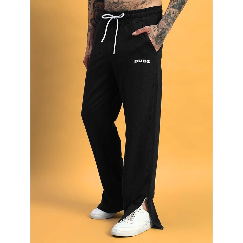 HERSHEY SIDE SLIT JOGGERS BLACK XS