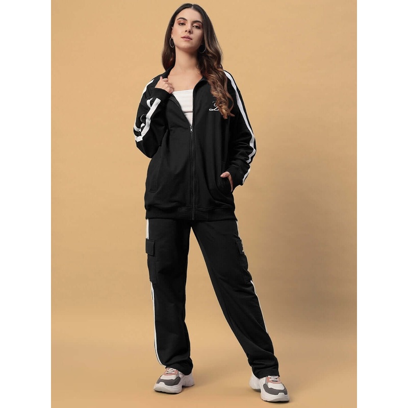 WOMEN’S SCOTIA CO-ORD SET BLACK XS