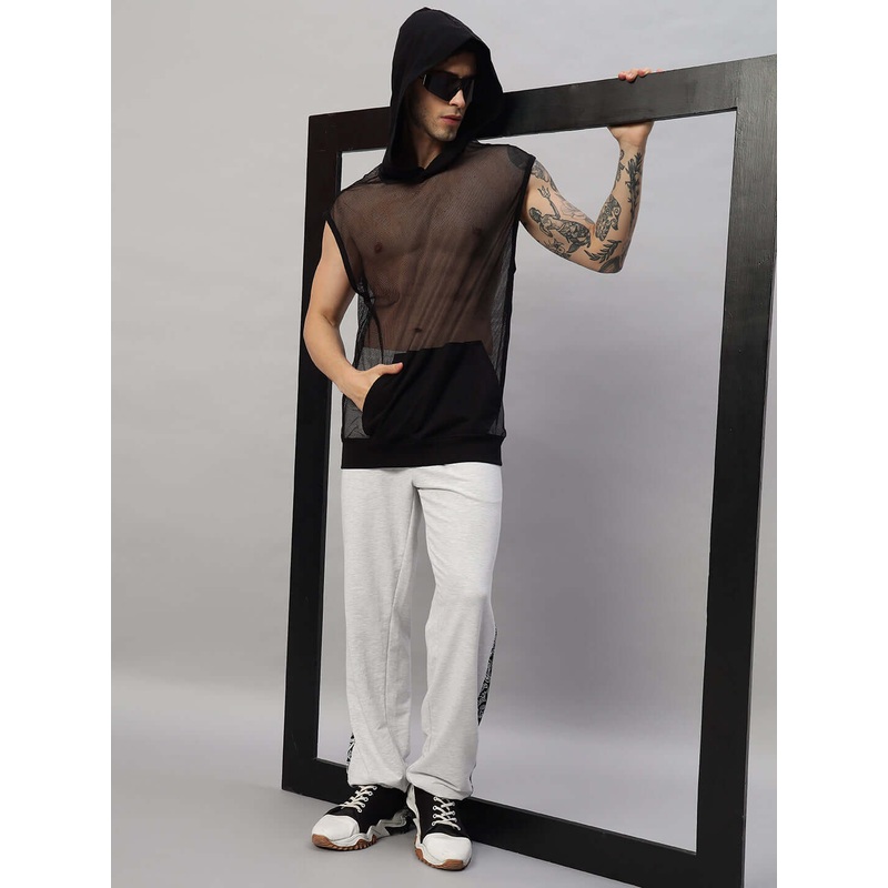 BOOGIE OVERSIZED CO-ORD SET MELANGE GREY XS