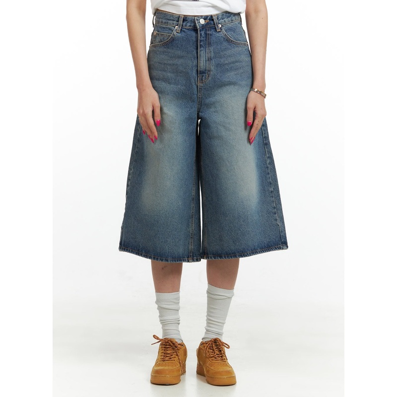 Low Rise Bermuda Jorts CU417 Blue S