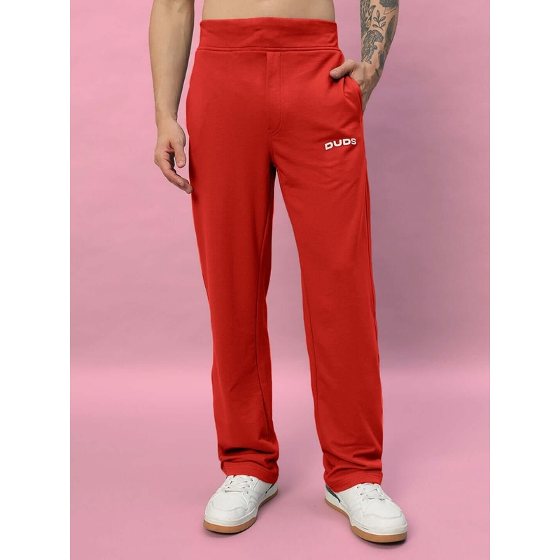 NEW ERA RELAXED FIT JOGGERS RED XS