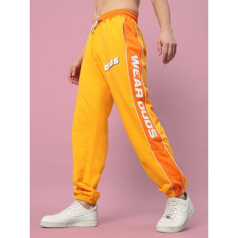 PEPPY JOGGERS COTTON YELLOW ORANGE XS