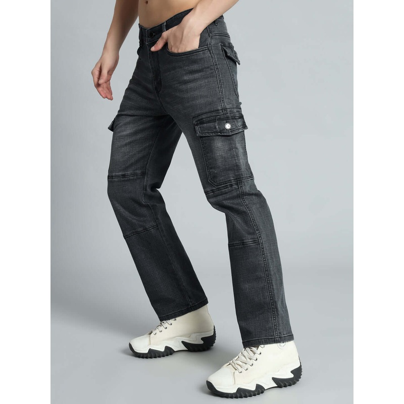 TYRO RELAXED DENIMS CARGO GREY 28