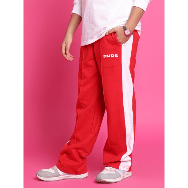 STITCH JOGGER FOR BOYS GIRLS RED 1-2 YRS