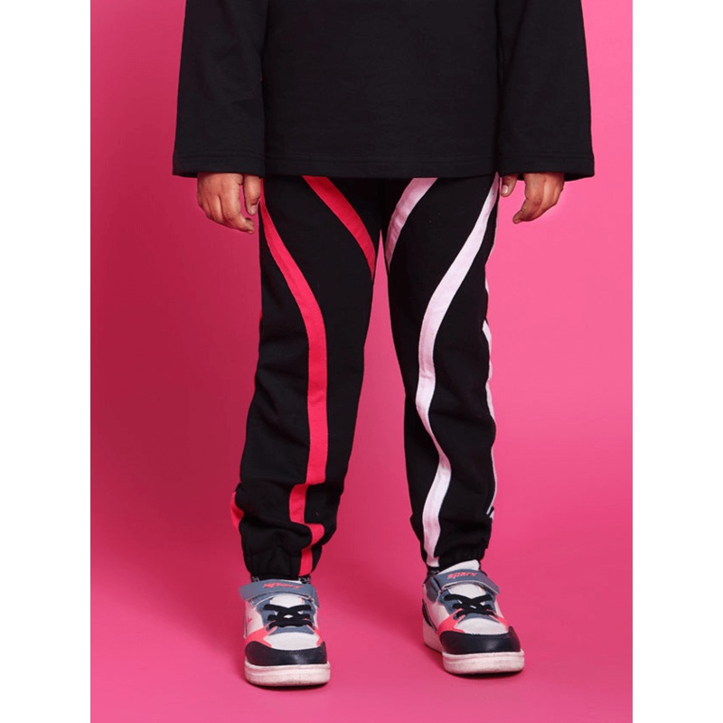 SUPER CHAMP JOGGER FOR BOYS & GIRLS BLACK 1-2 YRS