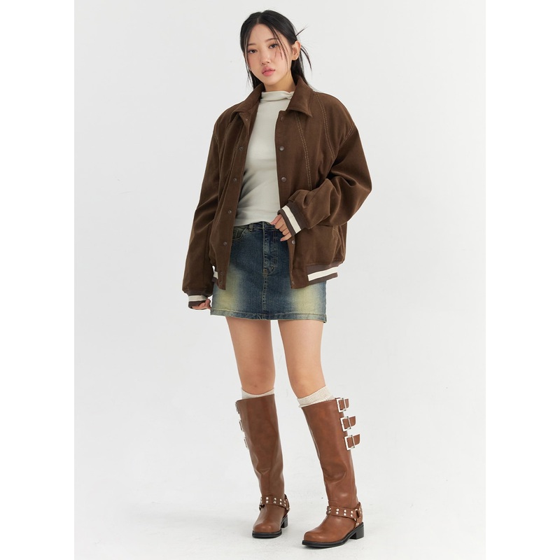 Wash Denim Mini Skort CO327 Blue S