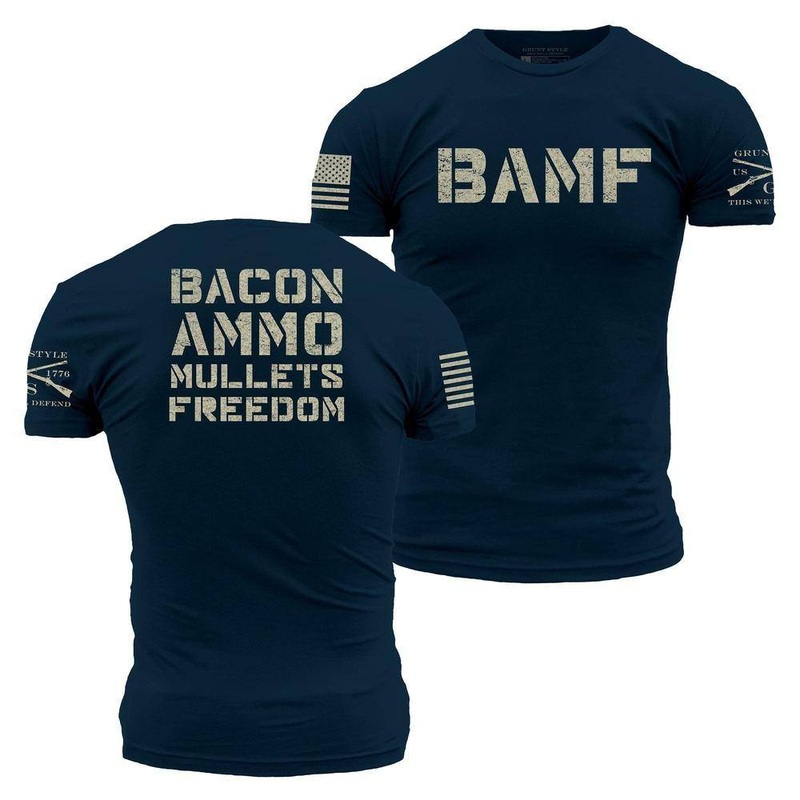 BAMF T-Shirt – Midnight Navy Small