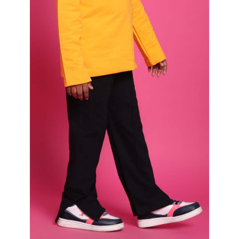 CUBE JOGGER FOR BOYS GIRLS BLACK 1-2 YRS