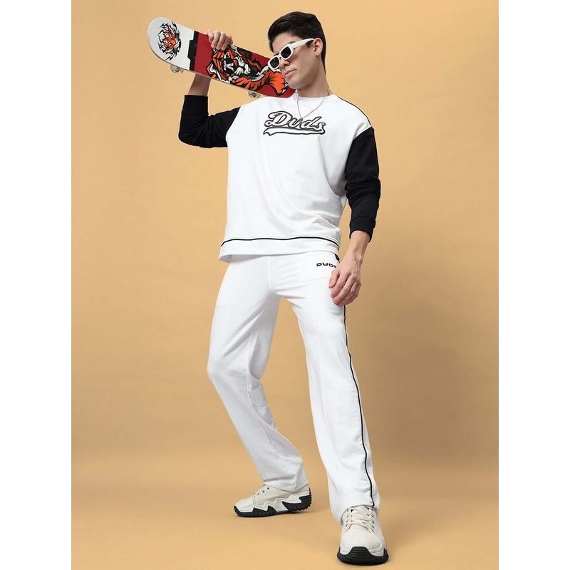 HUNK OVERSIZED CO-ORD SET WHITE XS