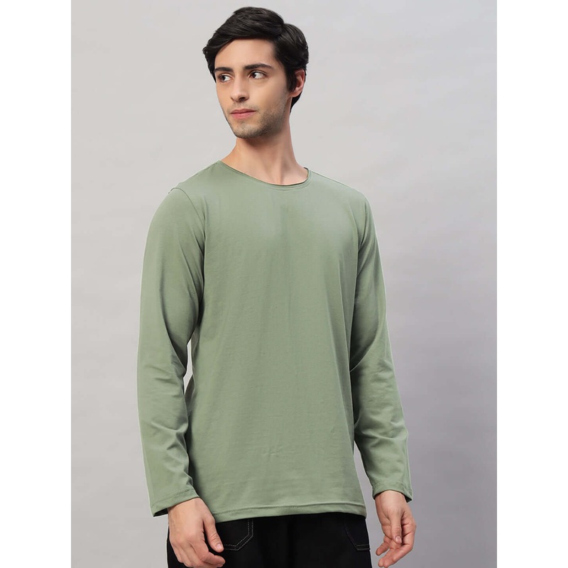OMNI SLIM FIT SWEATSHIRT SAGE GREEN XS