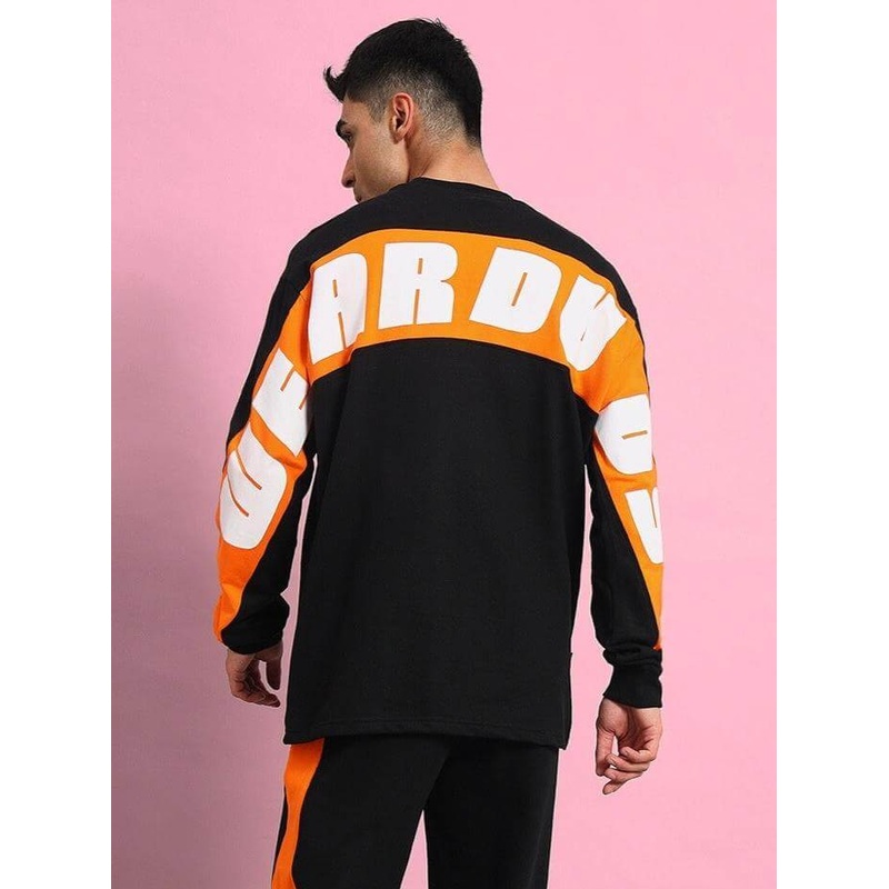 TITAN OVERSIZED SWEATSHIRT BLACK XS