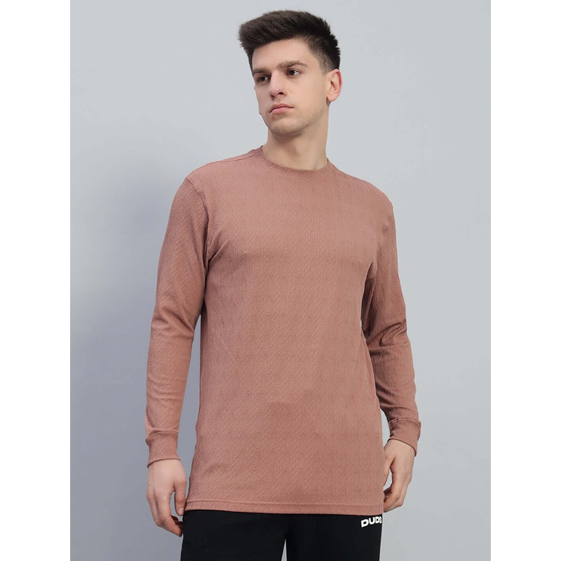 JACOB JACQUARD SWEATSHIRT BROWN S