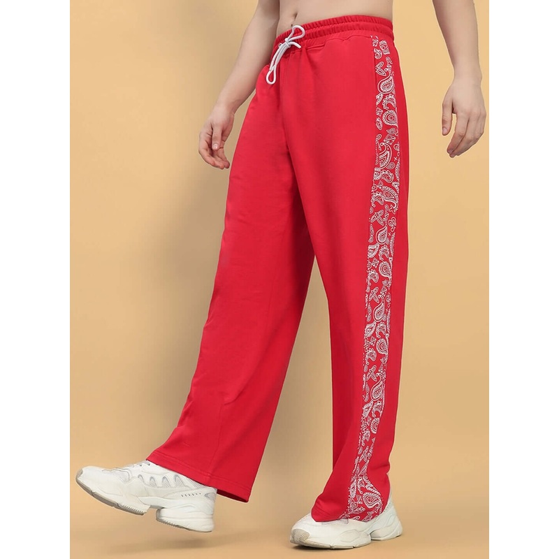WALTZ RELAXED FIT JOGGERS RED BANDANA PRINT XS