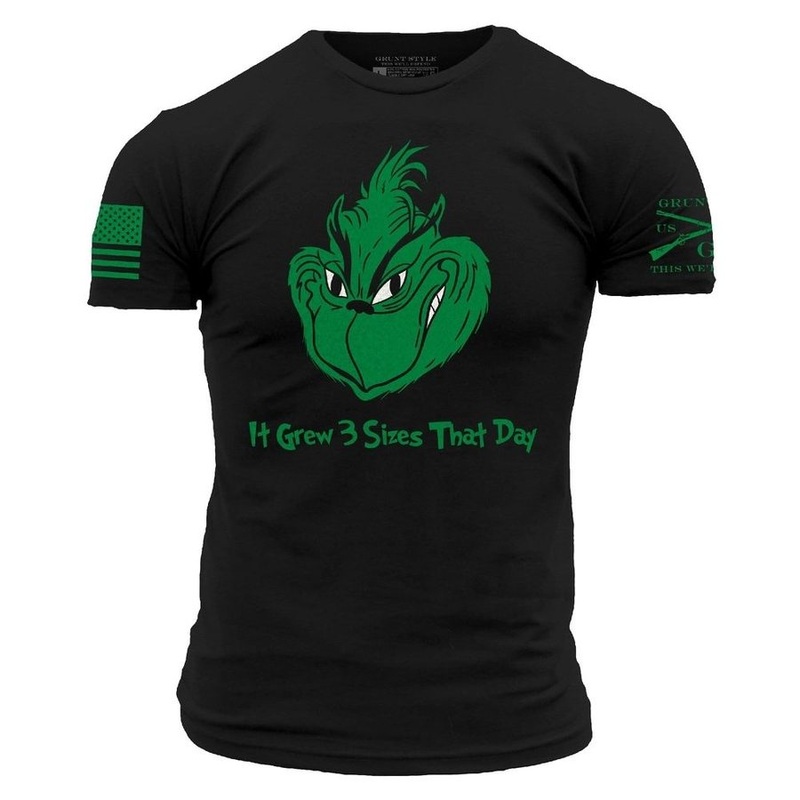 Grinch Grows T-Shirt – Black Small