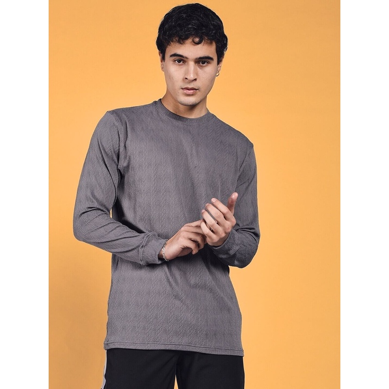 JACOB JACQUARD SWEATSHIRT GREY XS