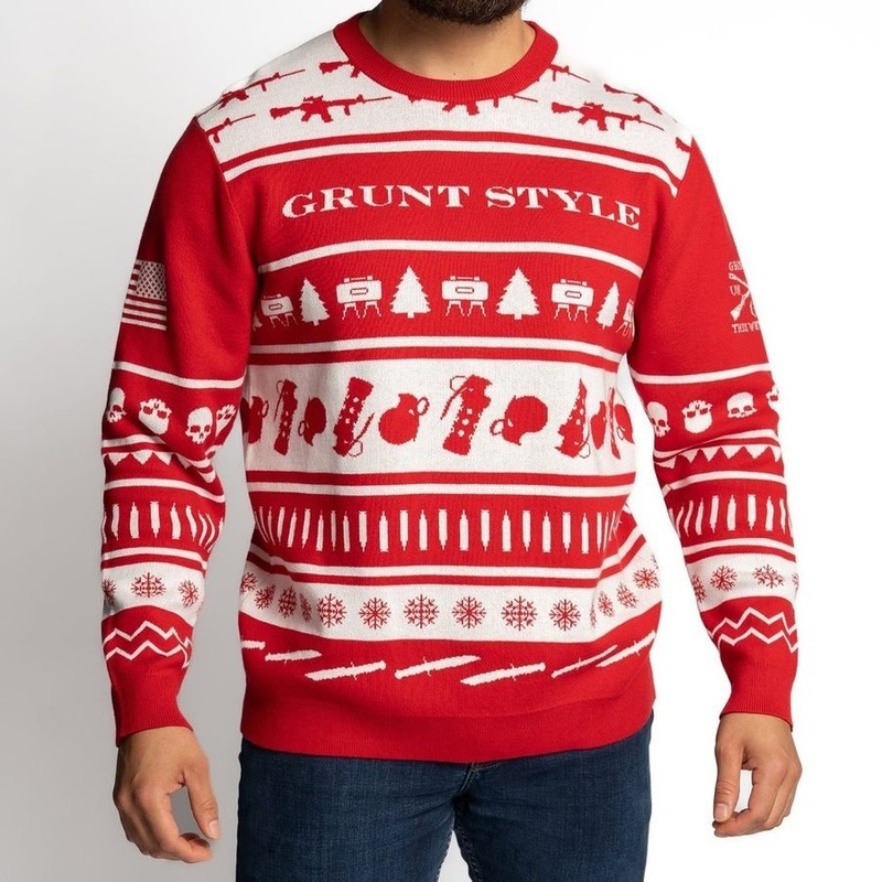 Merry And Armed Christmas Sweater Small
