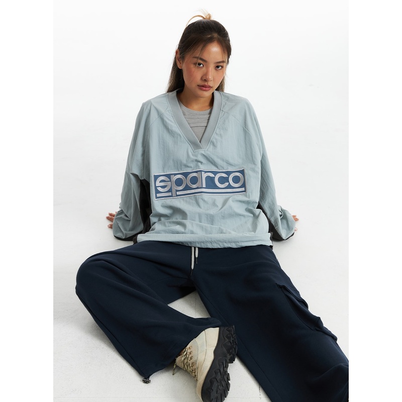 Sporty Sparco Oversized Pullover CO318 Gray S/M