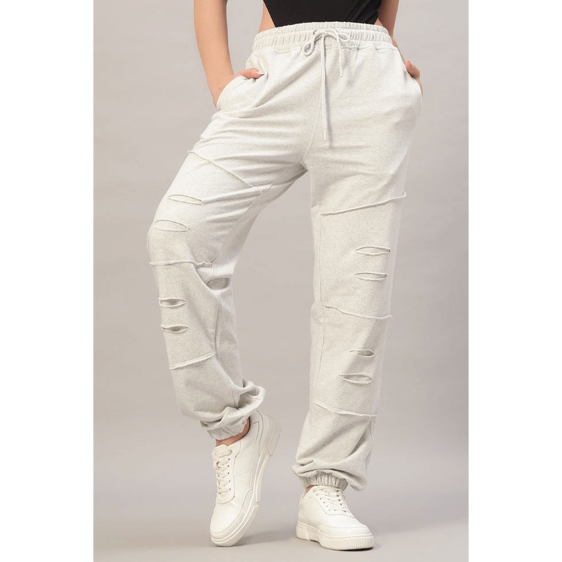 WOMEN DUDS GRAZE JOGGERS MELANGE GREY XS