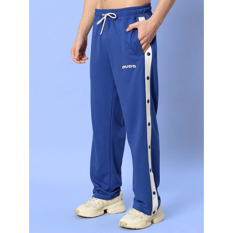 EZEL RELAXED FIT COTTON JOGGER BLUE XS