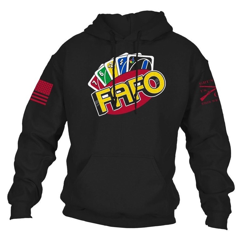 FAFO Wild Card Hoodie – Black Small