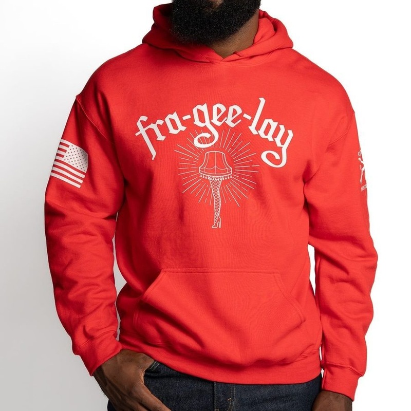 Fra-gee-lay Hoodie – Red Small