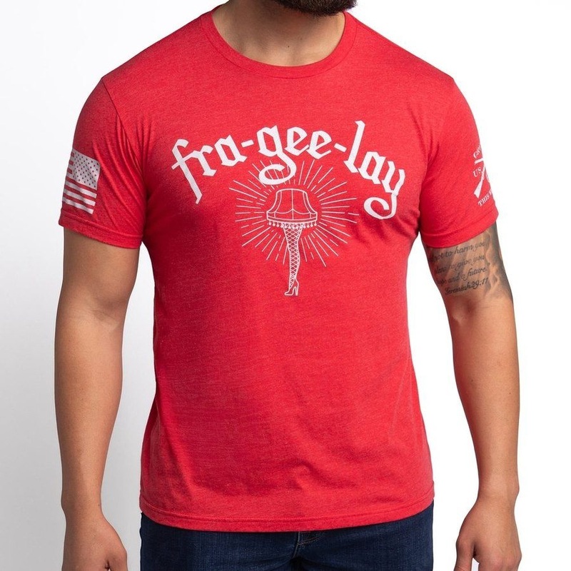 Fra-gee-lay T-Shirt – Red Small