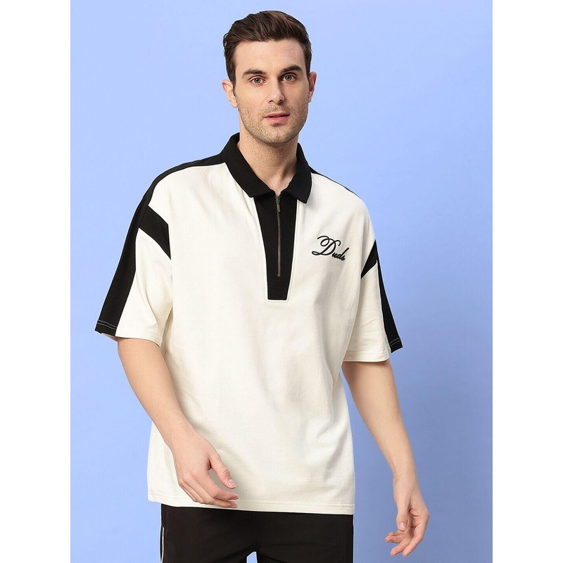 MIKE POLO CLASSIC T-SHIRT OFF-WHITE XS