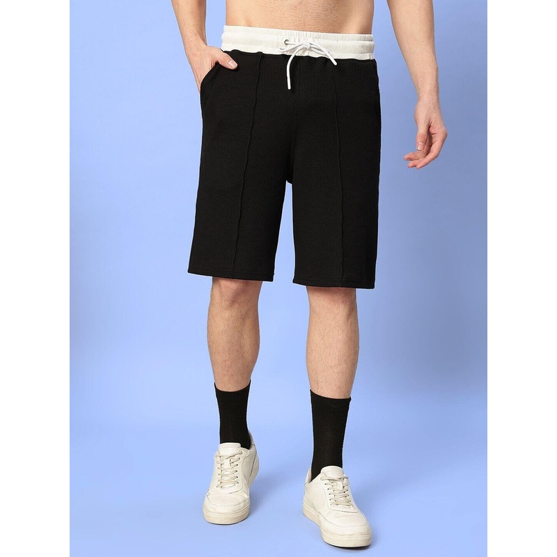 ROBSON REGULAR FIT SHORTS BLACK XS