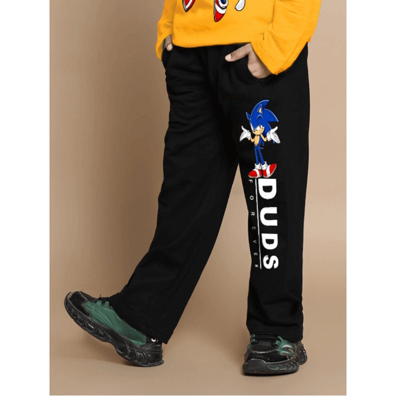 SONIC JOGGER FOR BOYS GIRLS BLACK 1-2 YRS