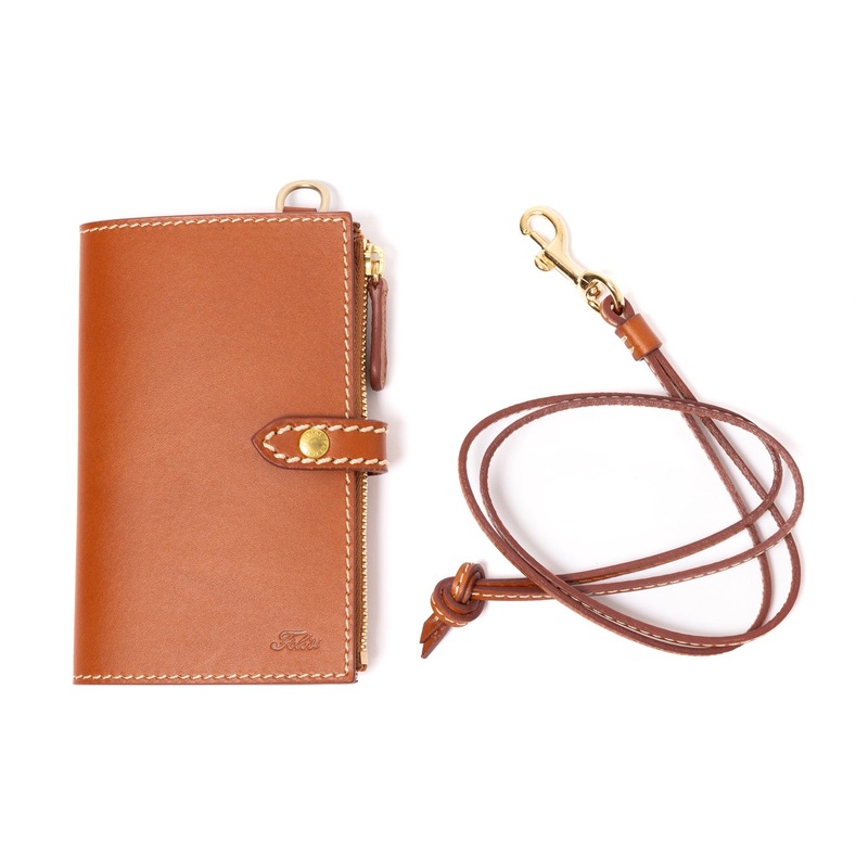 “Traveling cards” case made from saddle leather – handmade