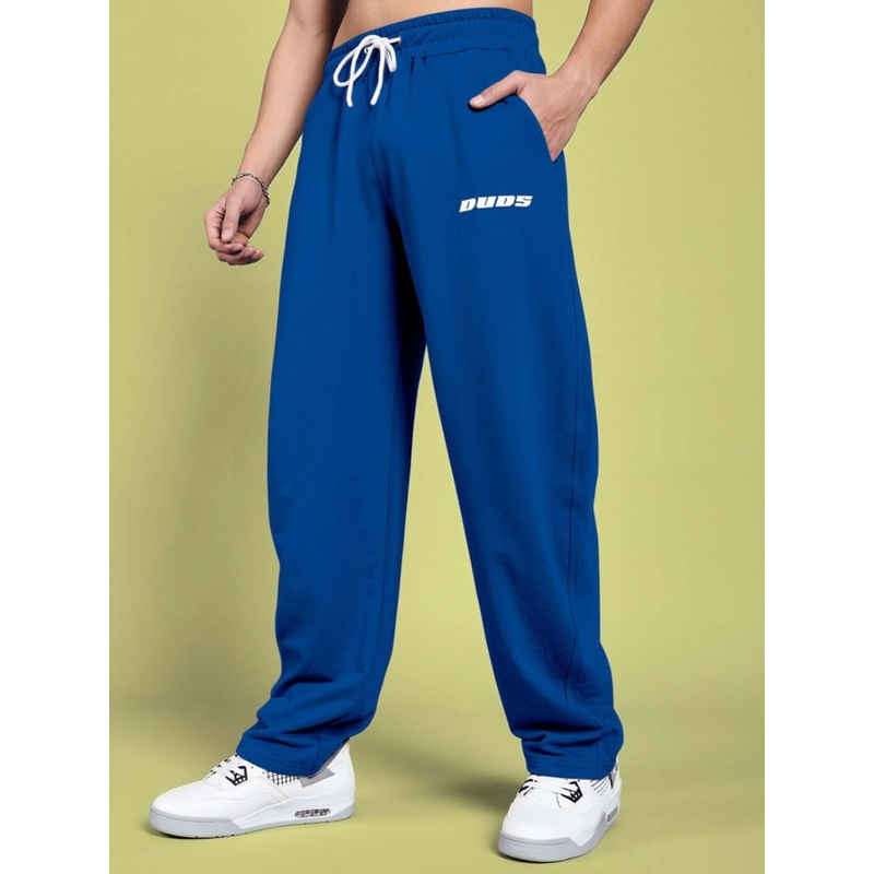 VANILLA RELAXED-FIT JOGGERS BLUE XS