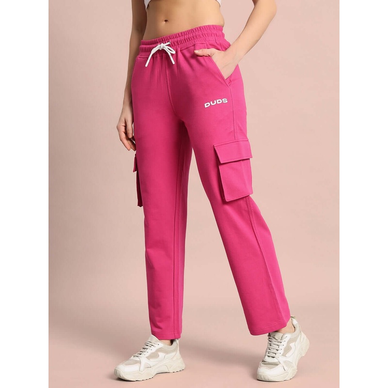 WOMEN MERRIAM COTTON JOGGERS PINK XS