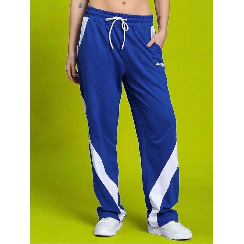 WOMEN’S CELESTINE COOL RELAXED FIT JOGGER BLUE-WHITE XS