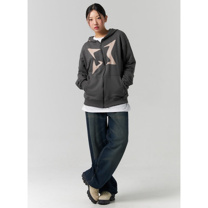 Dark Wash Wide Leg Jeans CS320 Dark blue S