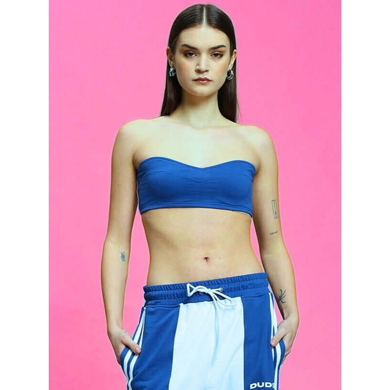 WOMEN’S AZORA BANDEAU TOP ROYAL BLUE XS