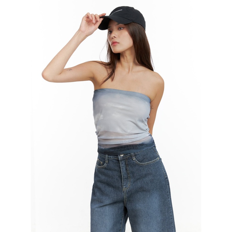 Gradient Tube Top CL405 Gray S/M