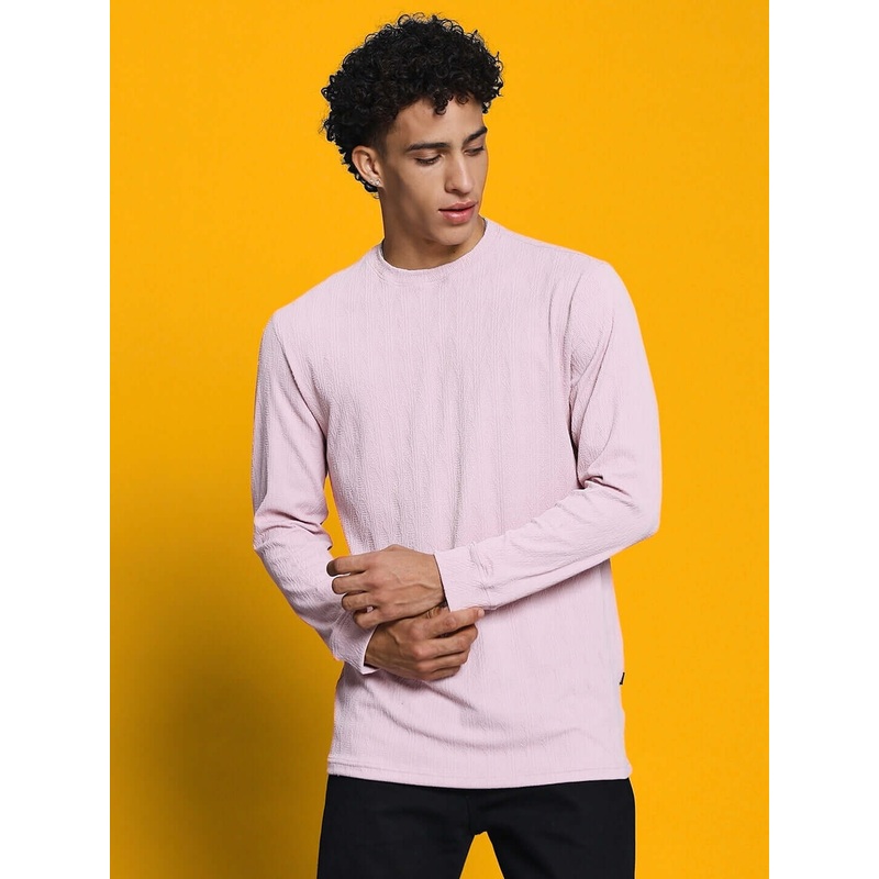 JACOB JACQUARD SWEATSHIRT PINK XS