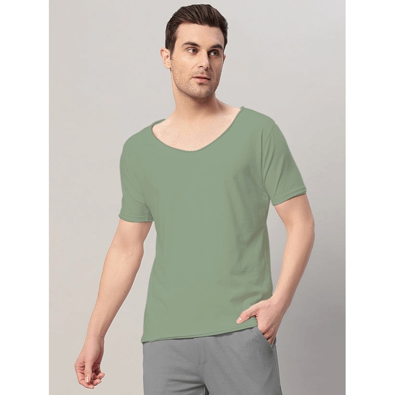 RICKY REGULAR FIT T-SHIRT SAGE GREEN XS