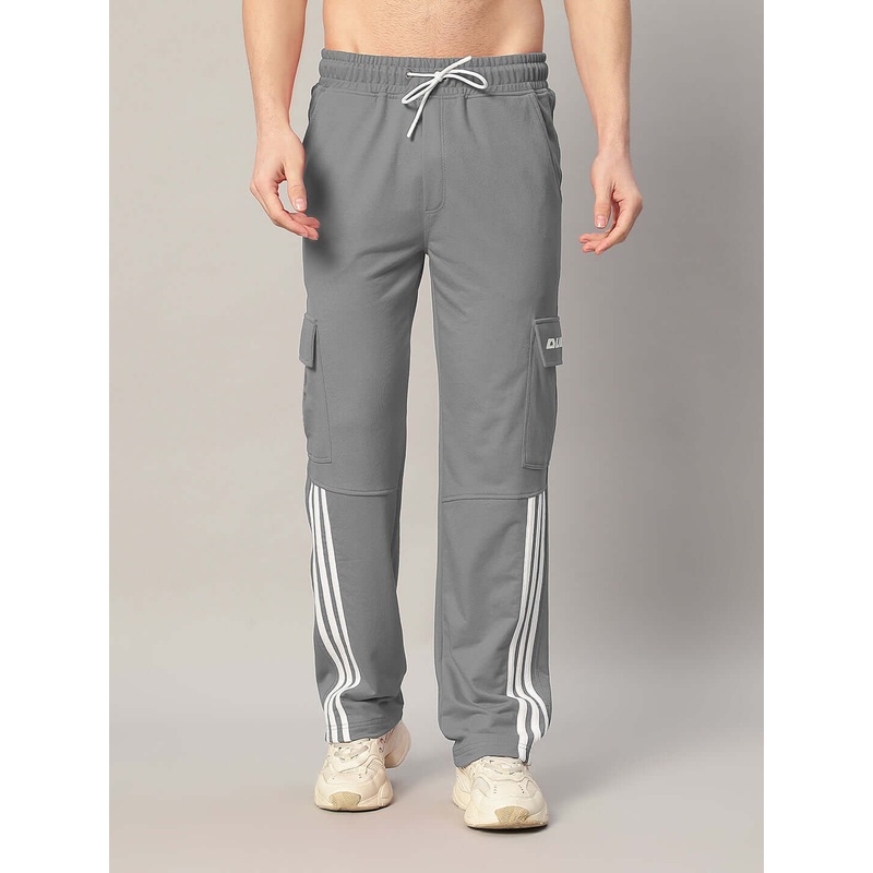 REDROIT 5 POCKET RELAXED FIT JOGGERS GREY XS