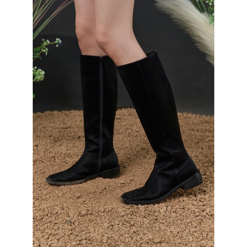 Faux Leather Boots IS306 Beige 230 / US6