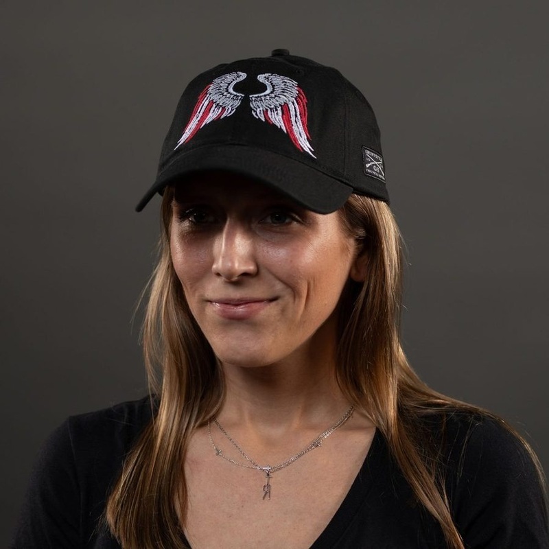 Freedom Angel Dad Hat – Black