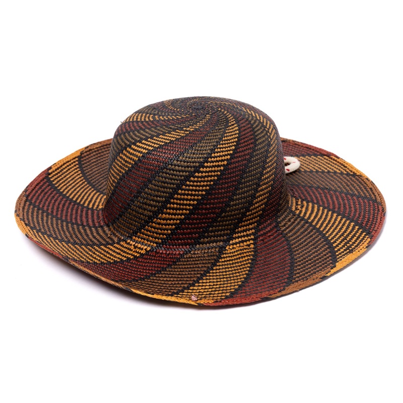 Superduper x MJ: Straw Hat “Shack Spiral” – handmade S