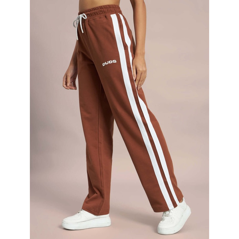 WOMEN FUTURE ICON 2 STRIPE JOGGER BROWN XS